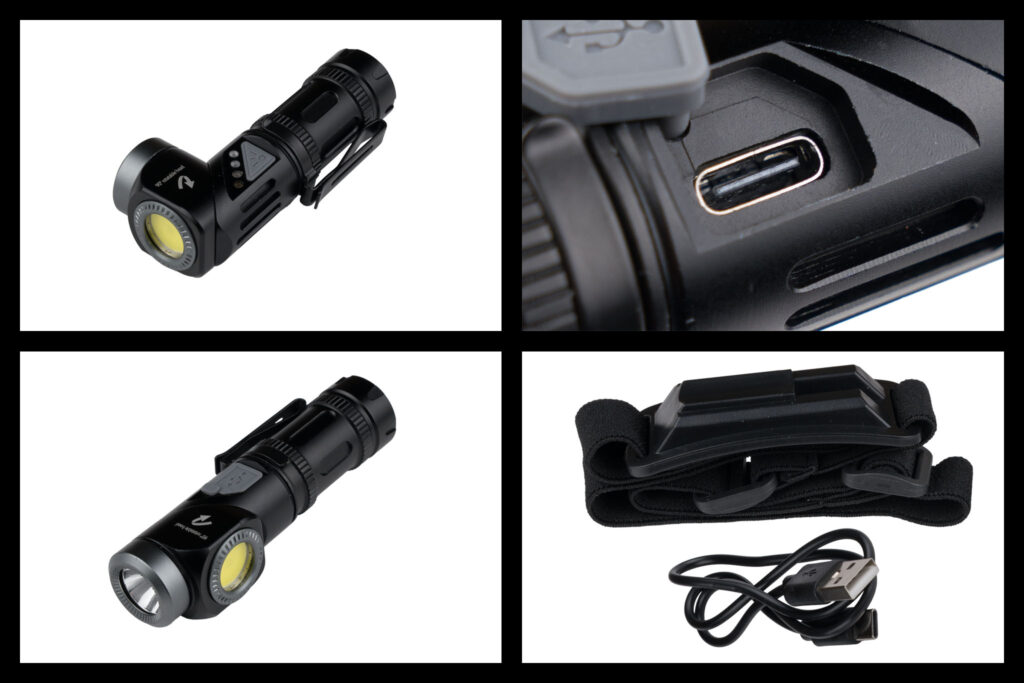 Rotatable clip on light